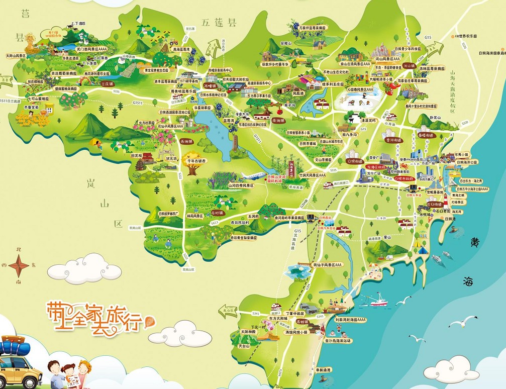 石碣镇景区使用手绘地图给景区能带来什么好处？
